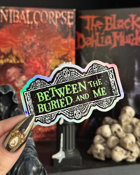 Between The Buried And Me x Beetlejuice Waterproof Sticker
