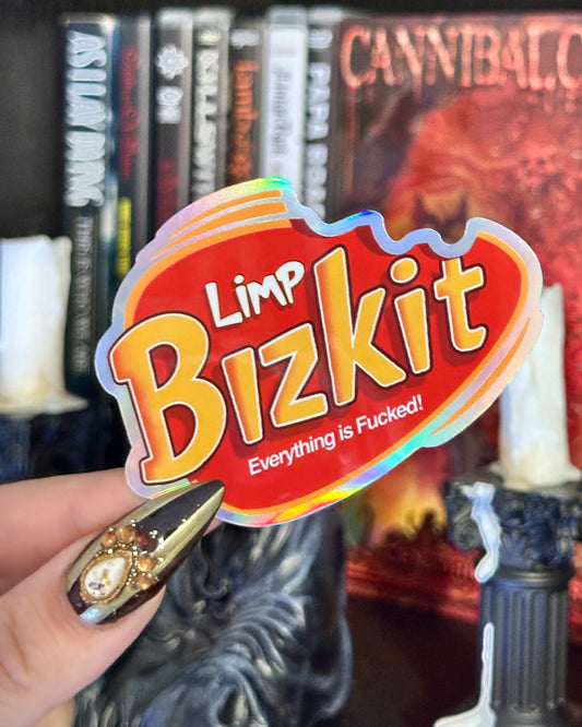 Limp Bizkit x In A Biskit Waterproof Sticker