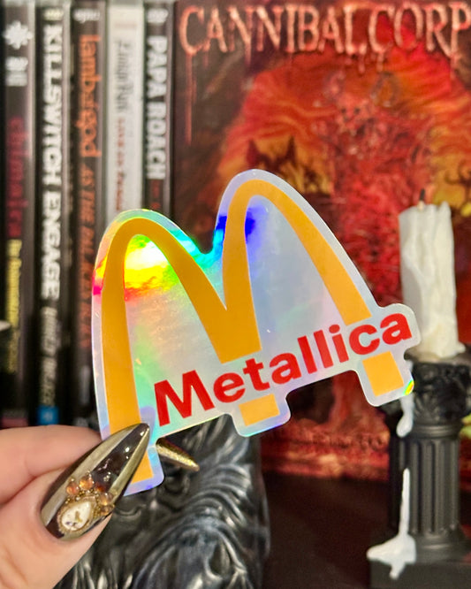 Metallica x McDonald's Waterproof Sticker